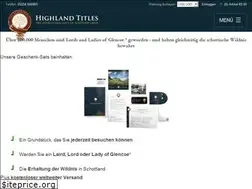Sites similar to highlandtitles.de