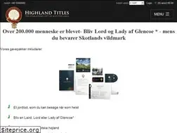Sites similar to highlandtitles.dk