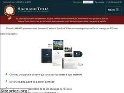 Sites similar to highlandtitles.fr