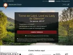 Sites similar to highlandtitles.pt