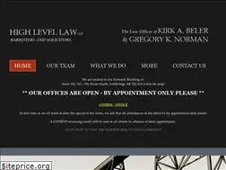 Sites similar to highlevellaw.ca