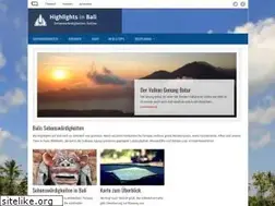 Sites similar to highlights-in-bali.de