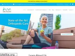 Sites similar to highmountainortho.com