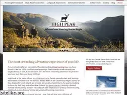 Sites similar to highpeak.co.nz