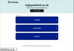 Sites similar to highpeak4x4.co.uk