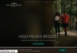 Sites similar to highpeaksresort.com