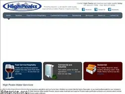 Sites similar to highpeakswater.com