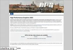 Sites similar to highperformancegraphics.org