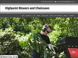 Sites similar to highpointmowerschainsaws.com.au