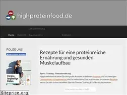 Sites similar to highproteinfood.de
