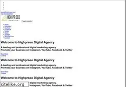 Sites similar to highprseo.com