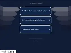 Sites similar to highquality.website