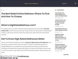 Sites similar to highratedmattress.com