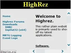 Sites similar to highrez.co.uk