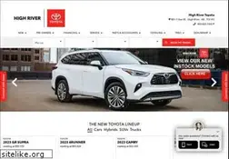 Sites similar to highrivertoyota.ca