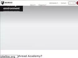 Sites similar to highroadacademy.com