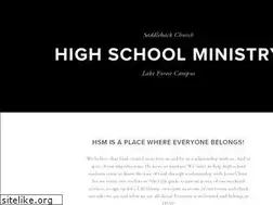 Sites similar to highschoolministry.com