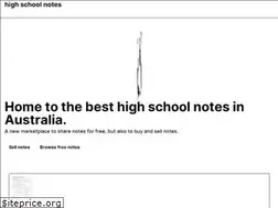 Sites similar to highschoolnotes.com.au