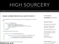 Sites similar to highsourcery.wordpress.com