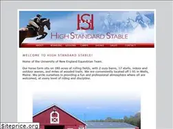 Sites similar to highstandardstable.com