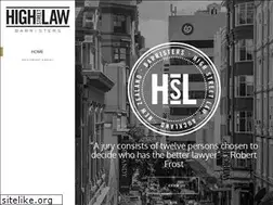 Sites similar to highstreetlaw.co.nz
