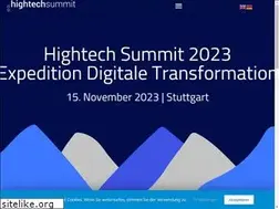 Sites similar to hightech-summit.de