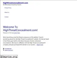 Sites similar to highthreatconcealment.com