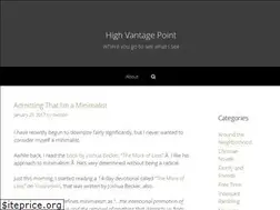 Sites similar to highvantagepoint.com