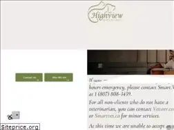 Sites similar to highviewvet.com