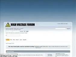 Sites similar to highvoltageforum.net
