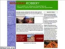 Sites similar to highway-robbery.org