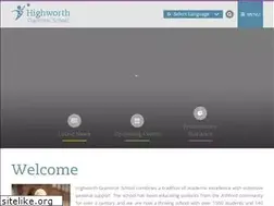 Sites similar to highworth.kent.sch.uk