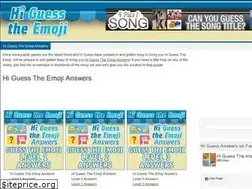 Sites similar to higuesstheemojianswers.com
