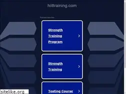 Sites similar to hiittraining.com