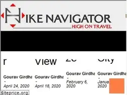 Sites similar to hikenavigator.com
