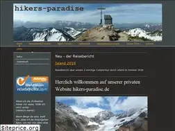 Sites similar to hikers-paradise.de