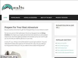 Sites similar to hikingambition.com