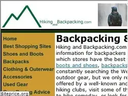Sites similar to hikingandbackpacking.com