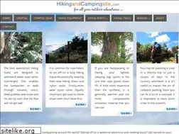 Sites similar to hikingandcampingsite.com
