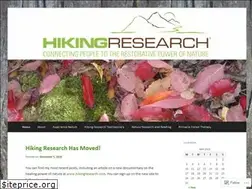 Sites similar to hikingresearch.wordpress.com