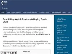 Sites similar to hikingwatchguru.com
