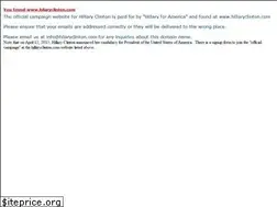 Sites similar to hilaryclinton.com