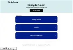 Sites similar to hilaryduff.com