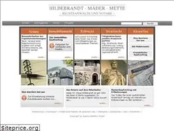 Sites similar to hildebrandt-maeder.de