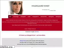 Sites similar to hildegardknef.de
