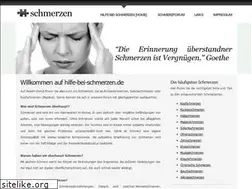 Sites similar to hilfe-bei-schmerzen.de