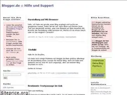 Sites similar to hilfe.blogger.de