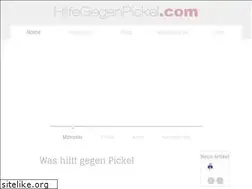 Sites similar to hilfegegenpickel.com