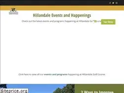Sites similar to hillandalegolf.com