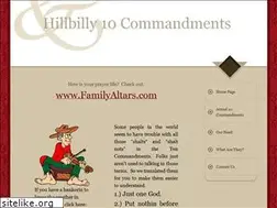 Sites similar to hillbilly10commandments.com